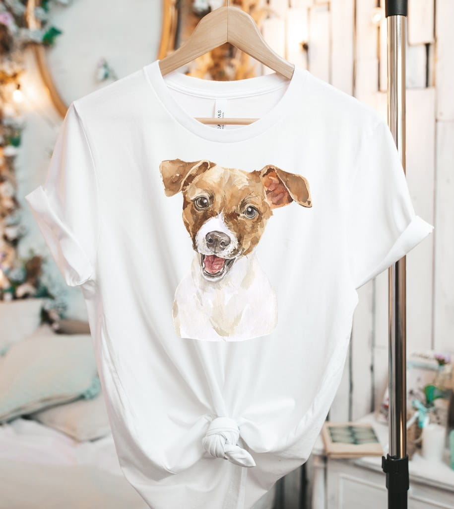 Koszulka damska z Jack Russell terrierem