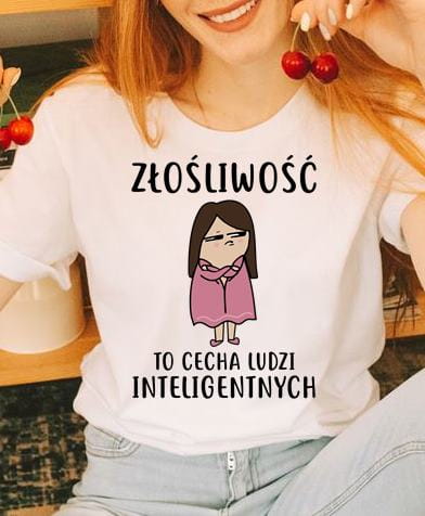śmieszna damska koszulka