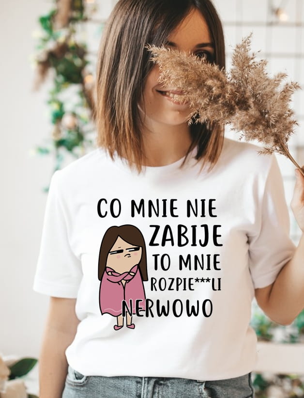 śmieszna damska koszulka
