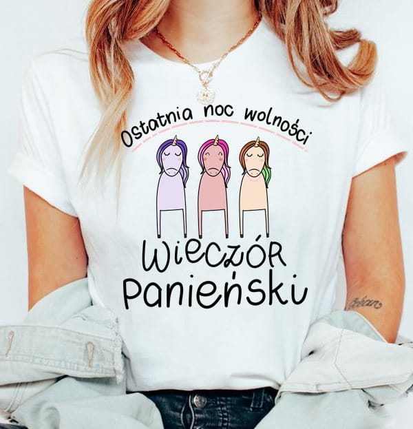 koszulka na wieczór panieński - ostatnia noc wolności