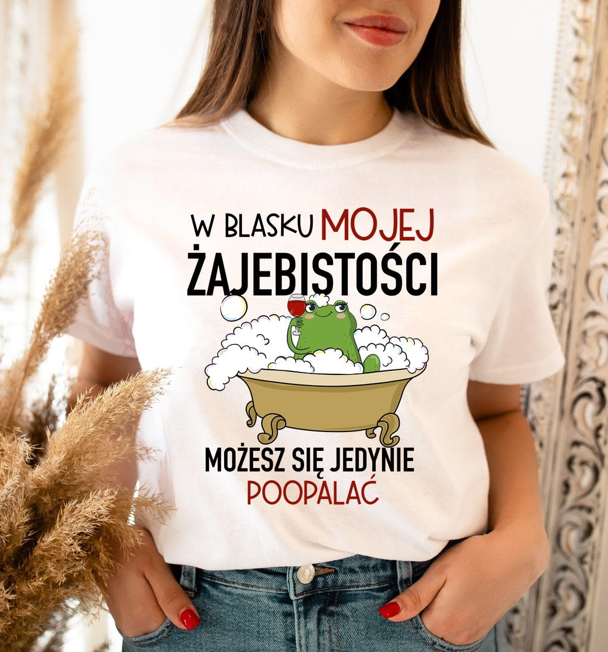 śmieszna koszulka na prezent dla siostry