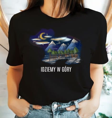 DAMSKA KOSZULKA IDZIEMY W GÓRY
