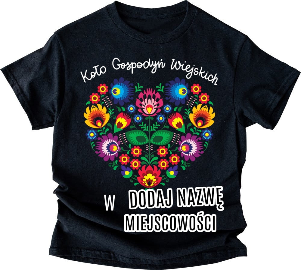 koszulki dla koła gospodyń wiejskich z sercem