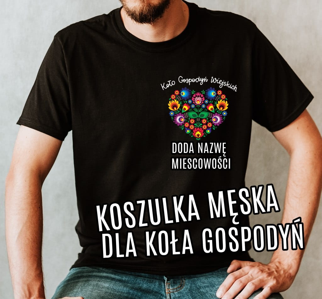 koszulka męska dla koła gospodyń wiejskich -MĘSKA
