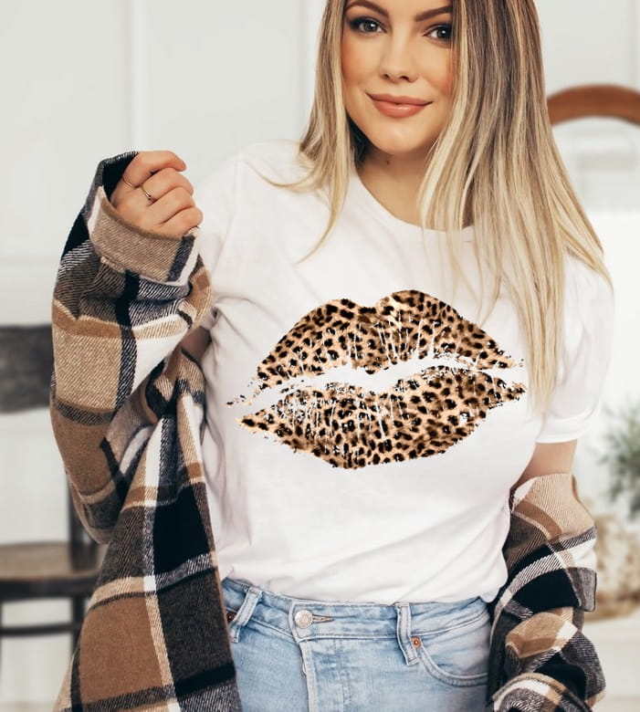 damska koszulka panterka