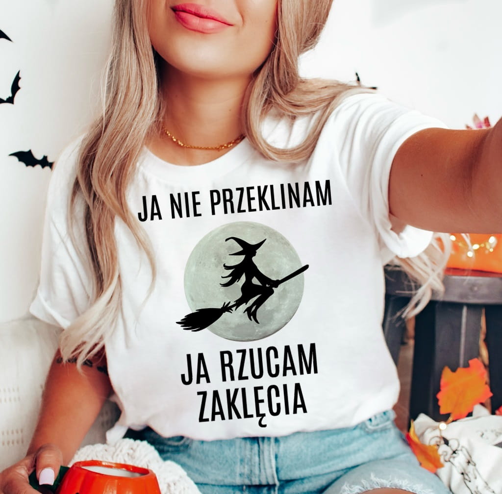 koszulka dla koleżanki na prezent ja nie przeklinam