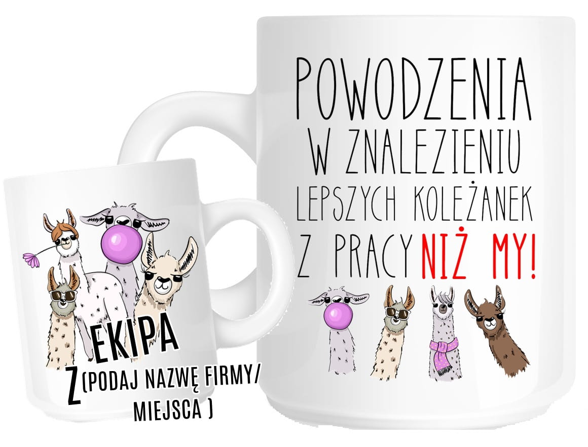 Kubek na pożegnanie z pracy - od koleżanek z pracy