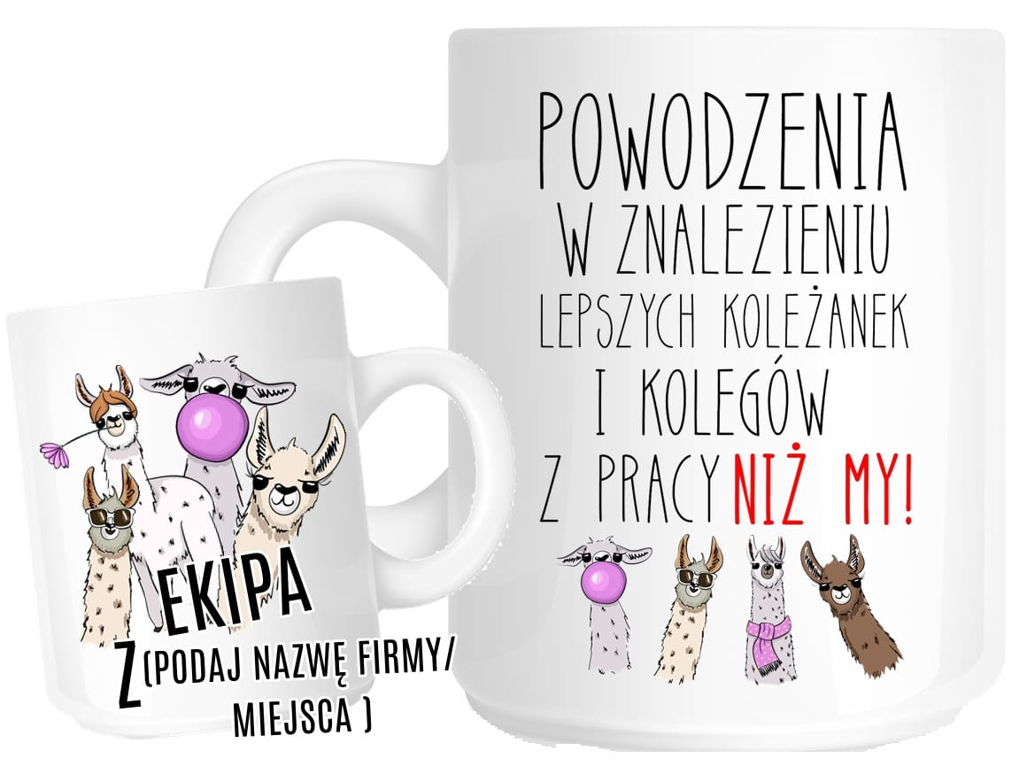 Kubek na pożegnanie z pracy - od kolegów i koleżanek