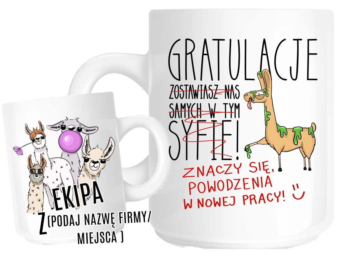 Kubek na pożegnanie z pracy