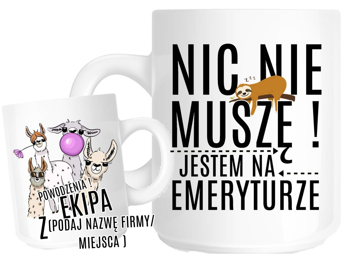 Kubek dla kolegi odchodzącego na emeryturę