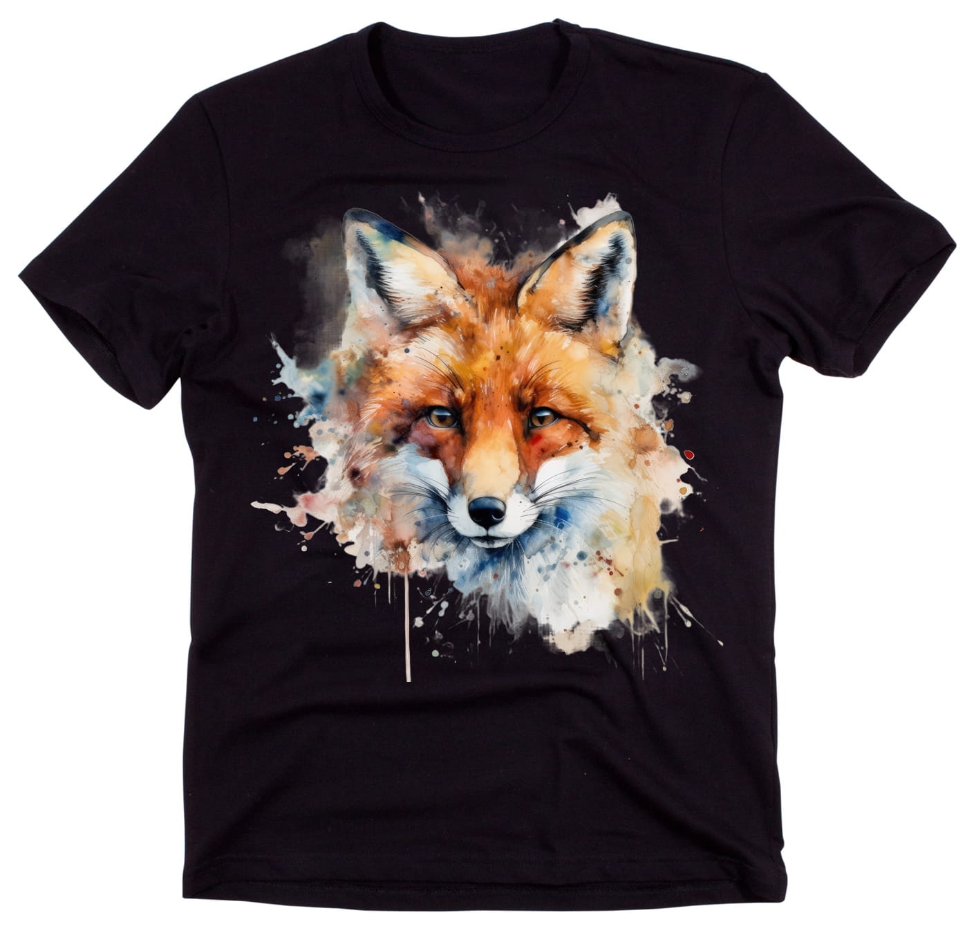 męska koszulka z lisem