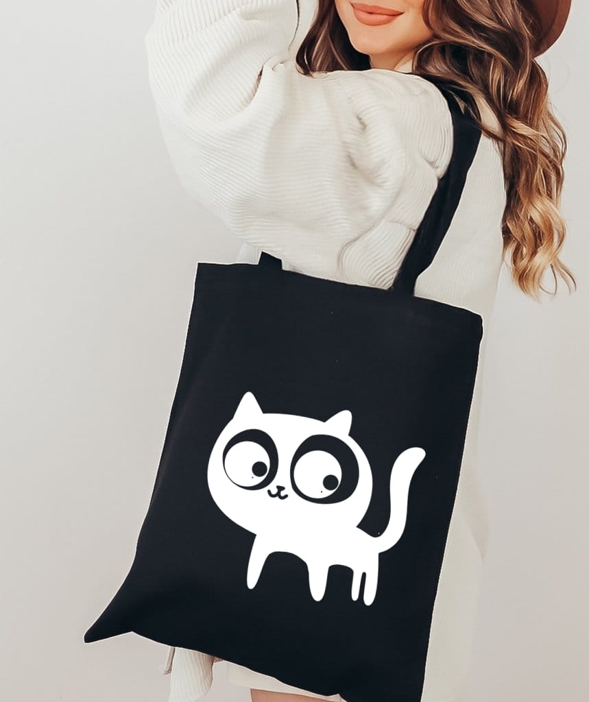 Torba z kotem bawełniana