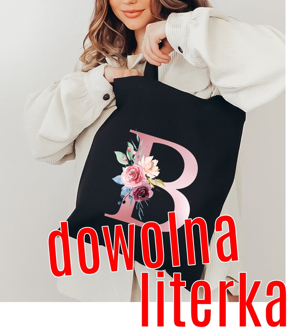 Torba z pierwszą literką imienia