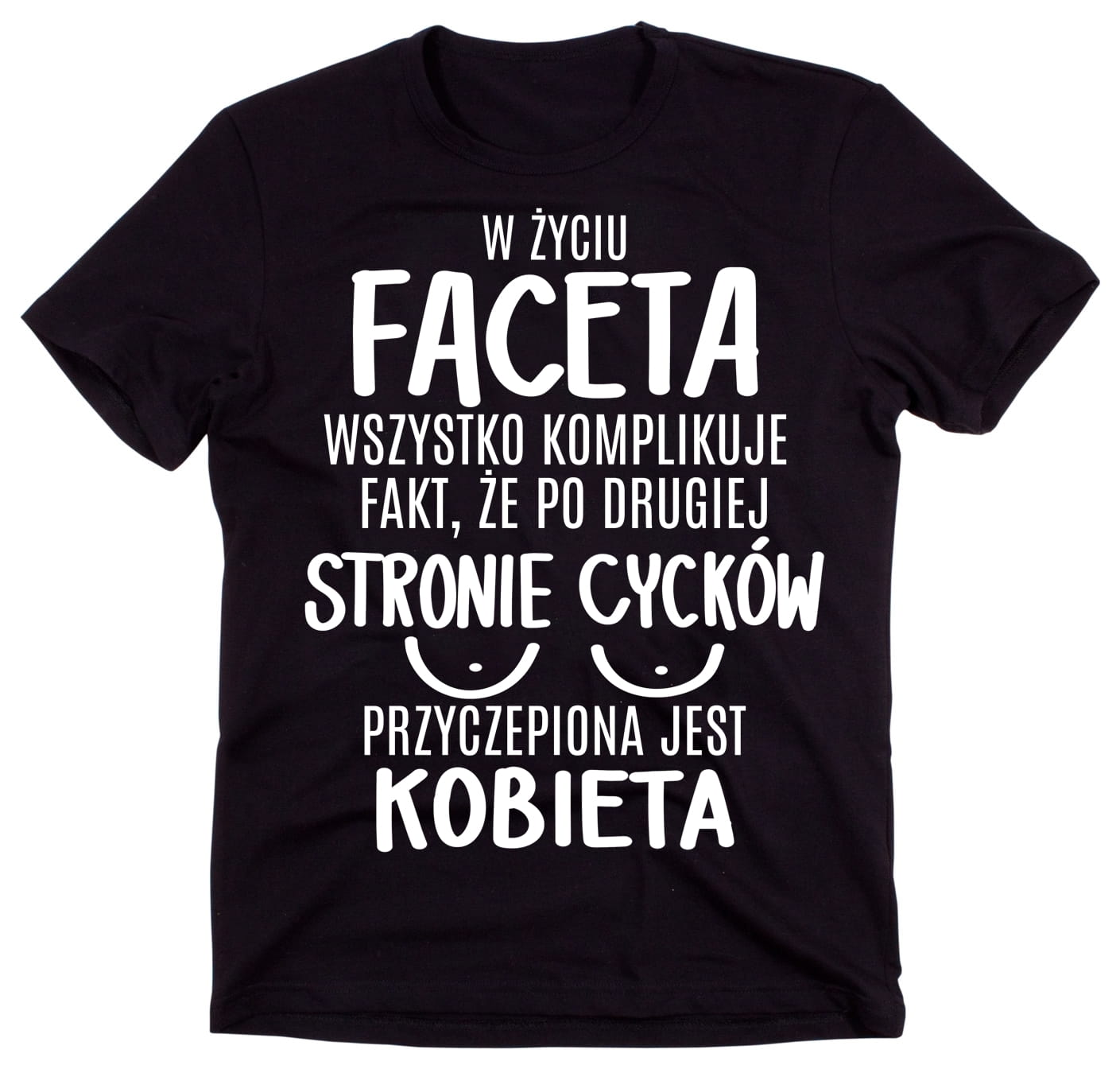 ŚMIESZNA KOSZULKA MĘSKA Z NAPISEM
