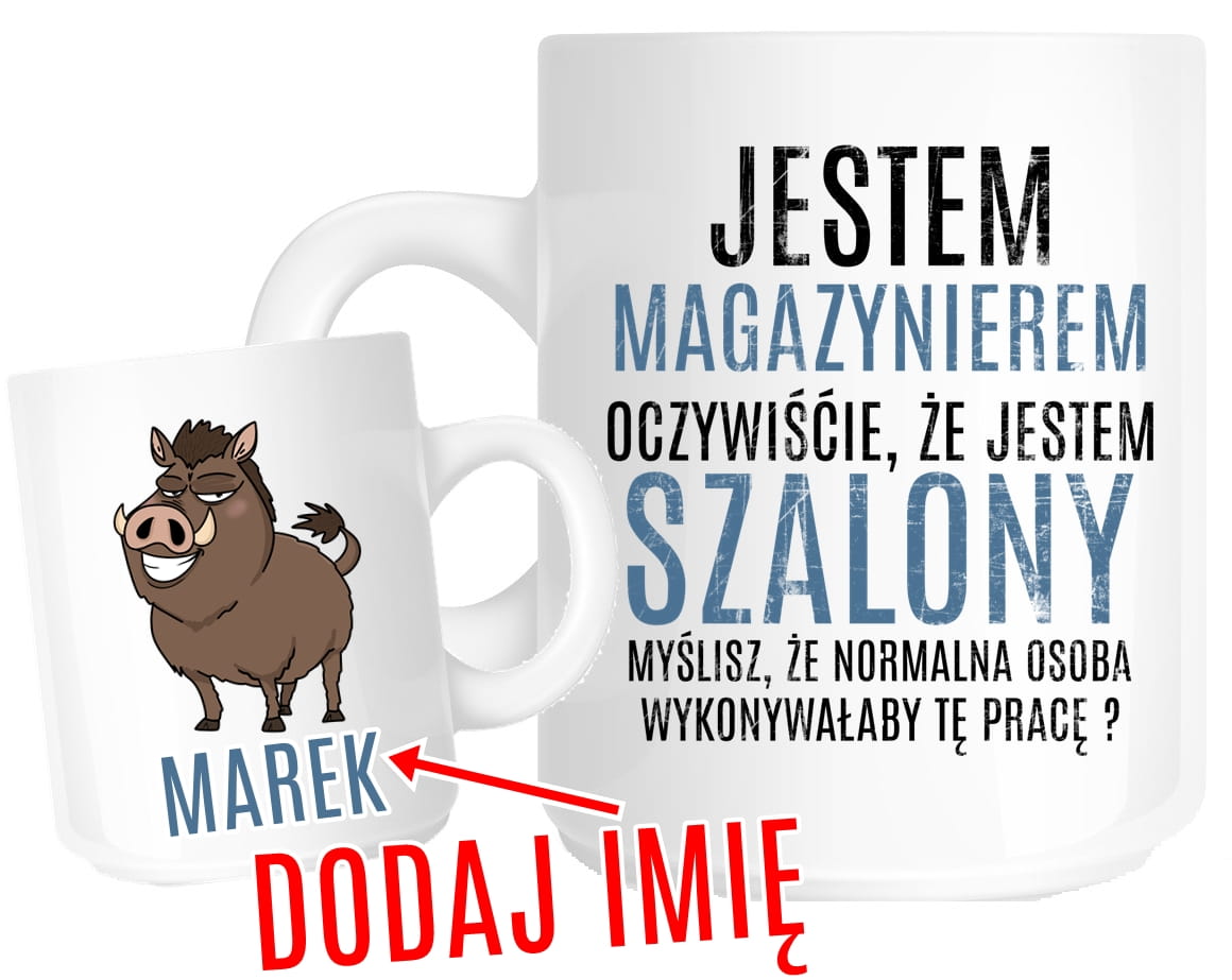 KUBKI DLA MAGAZYNIERÓW - KUBEK DLA MAGAZYNIERA
