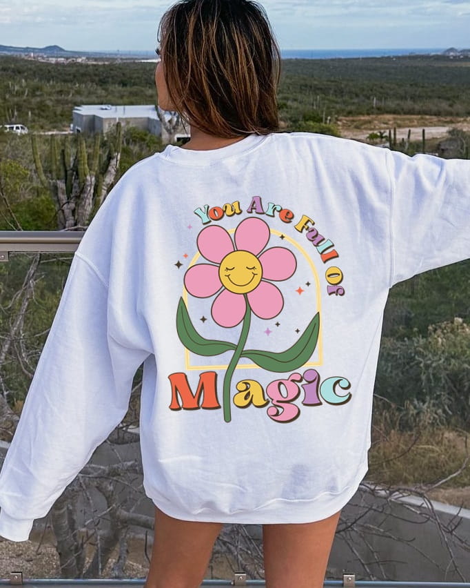 bluza z nadrukiem