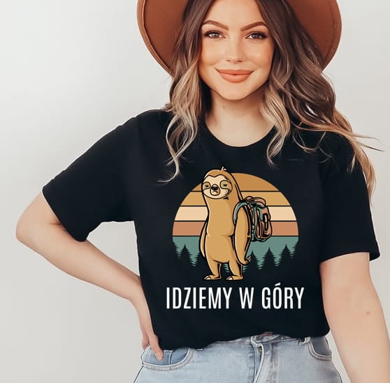KOSZULKA damska z górami - idealna na wypad w góry