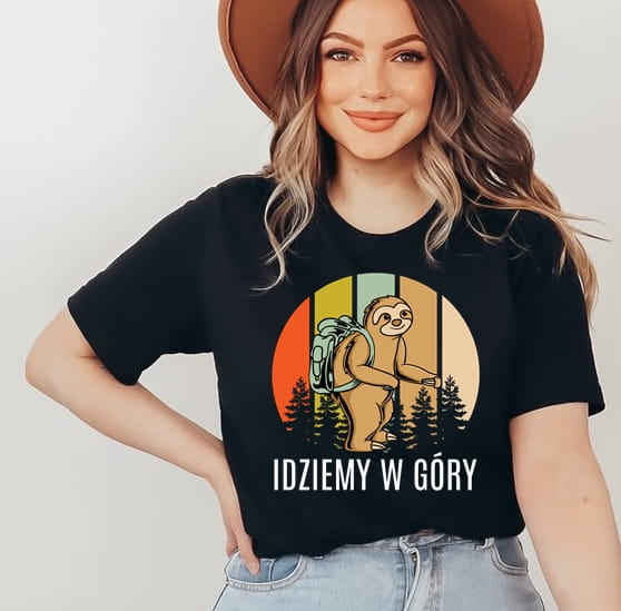 KOSZULKA damska z górami - idealna na wypad w góry