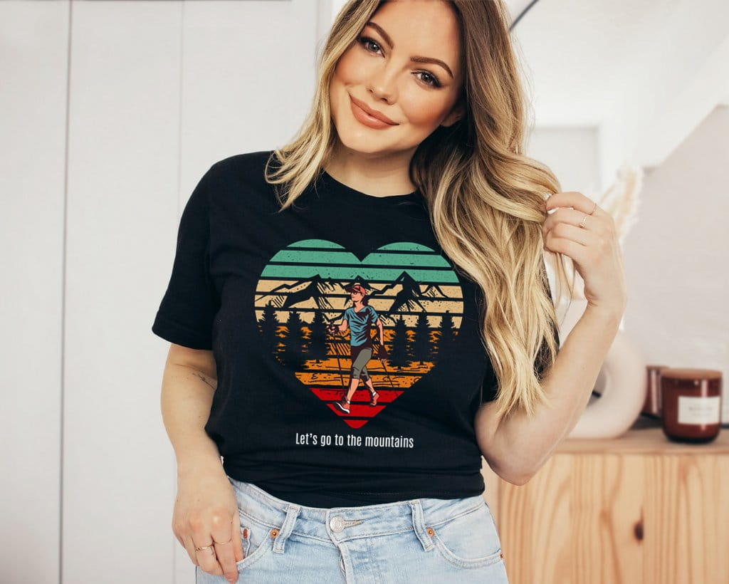 KOSZULKA dla miłośniczki gór