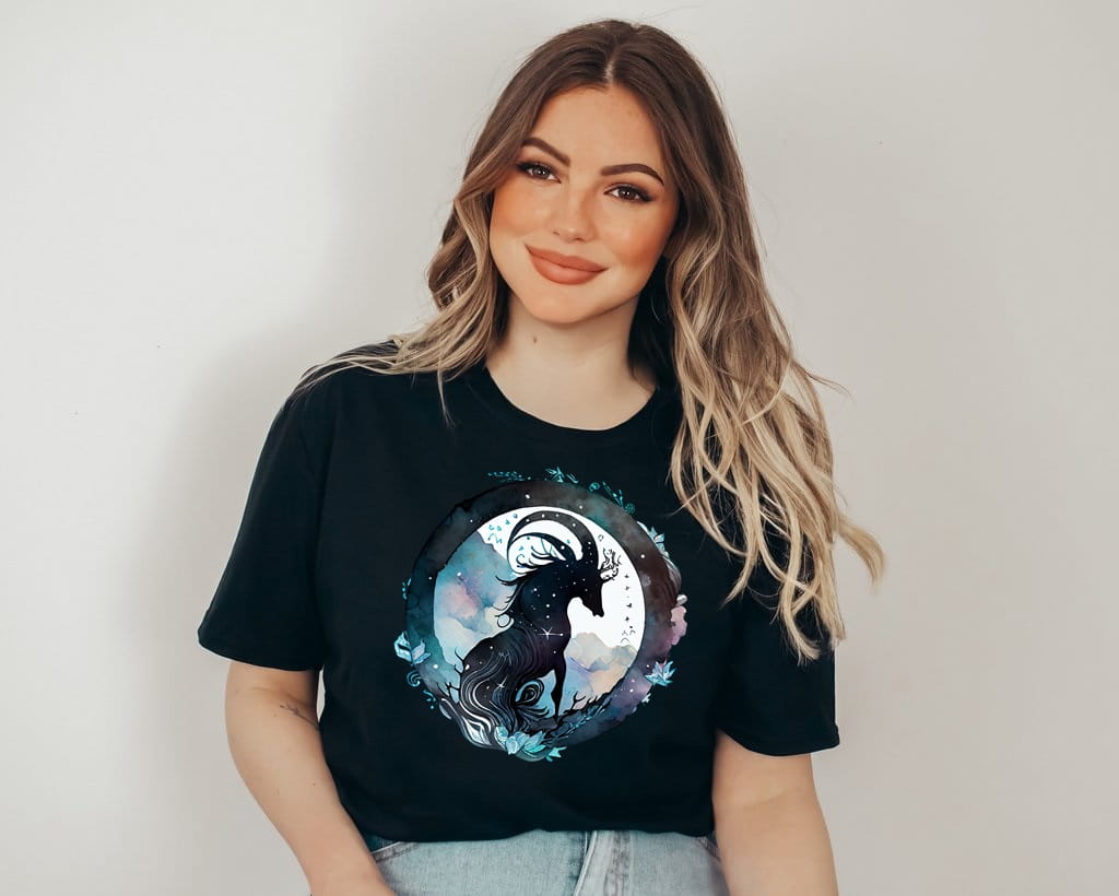koszulka ze znakiem zodiaku koziorożec