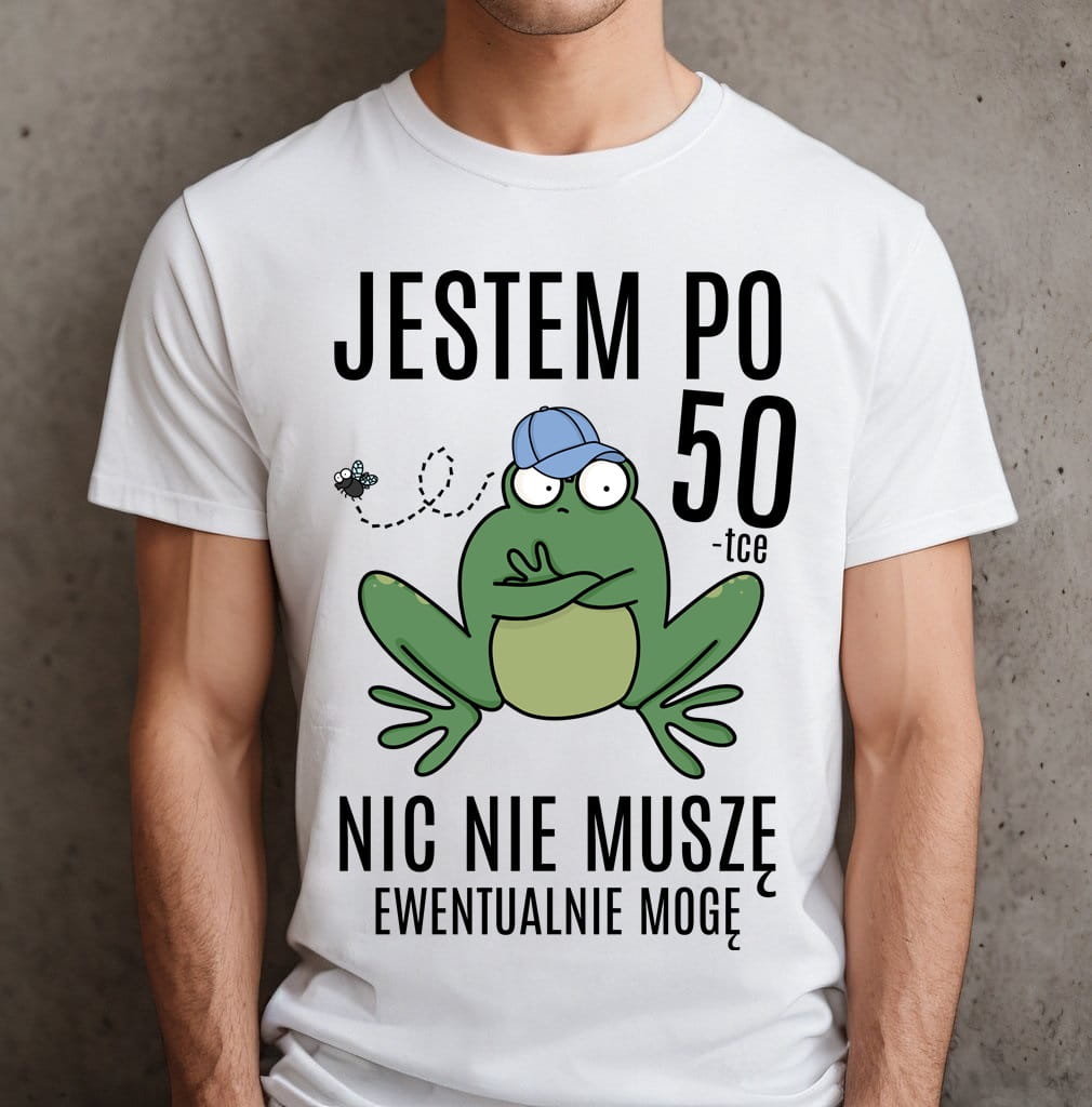 Męska koszulka na 50 urodziny