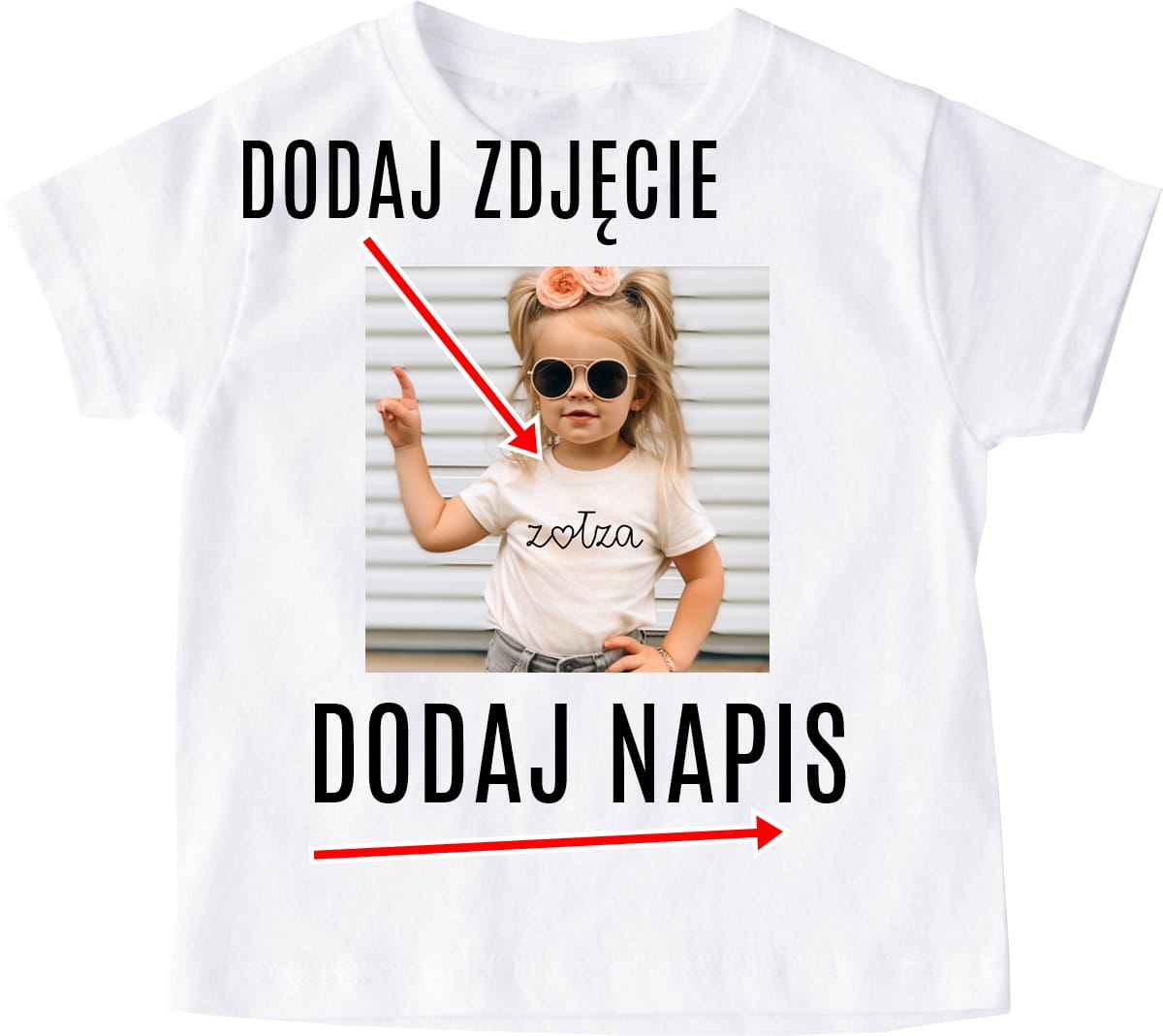 koszulka dla dziecka ze zdjęciem