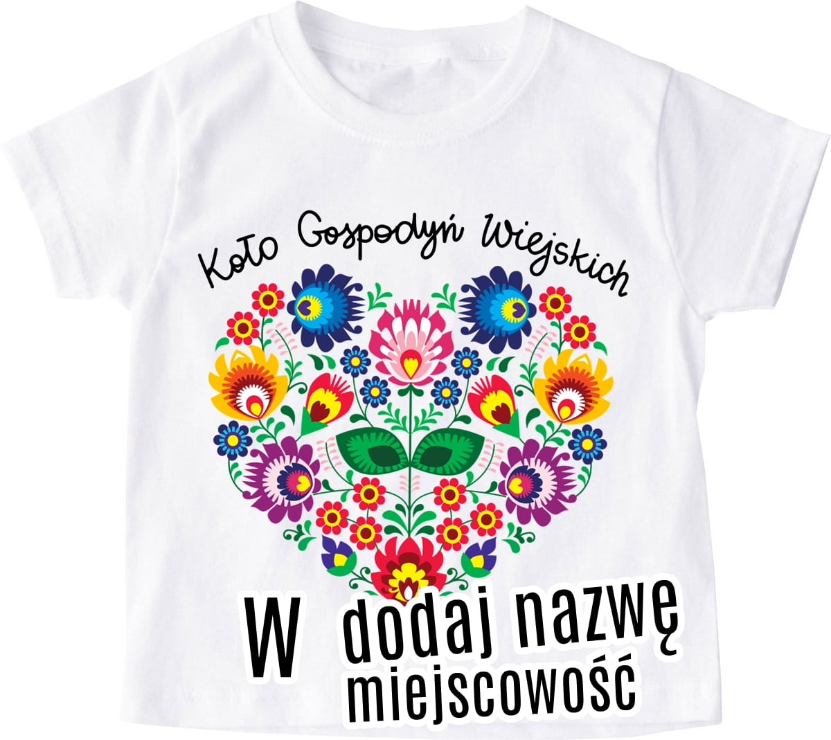 dziecięca koszulka dla koła gospodyń wiejskich