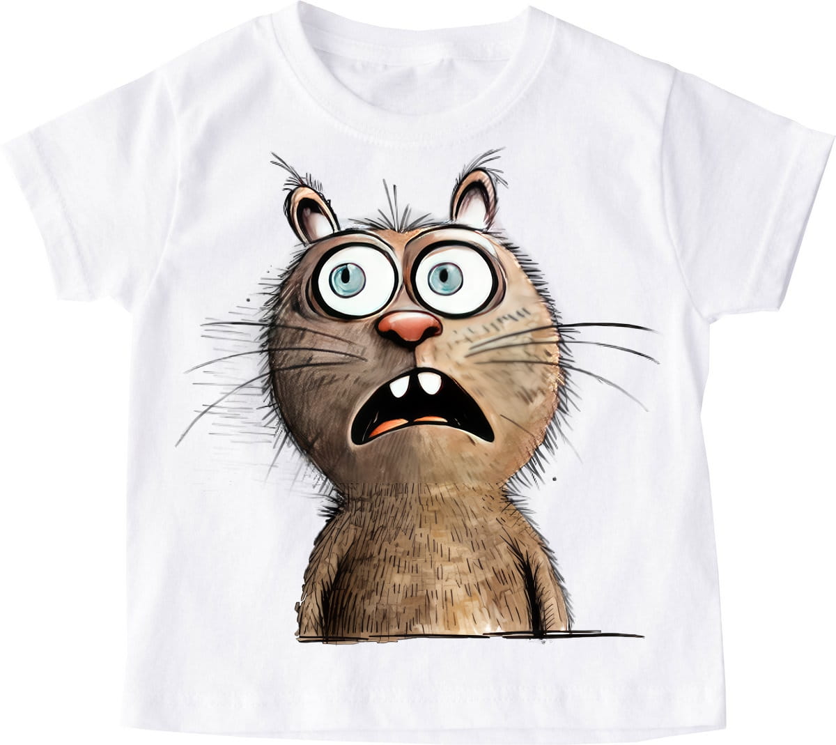 Koszulka dziecięca dla chłopaka z kotem