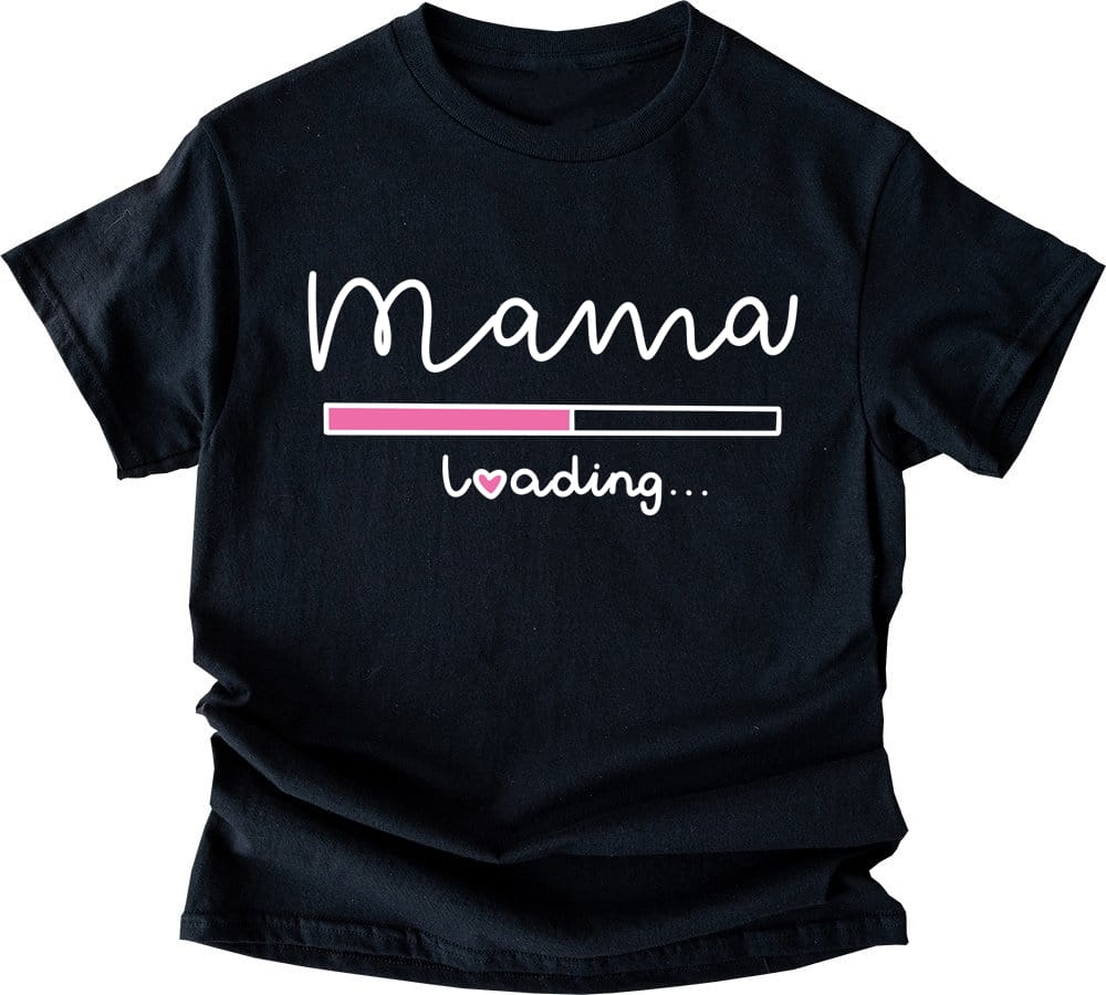 Koszulka dla przyszłej mamy dziewczynki mama loading