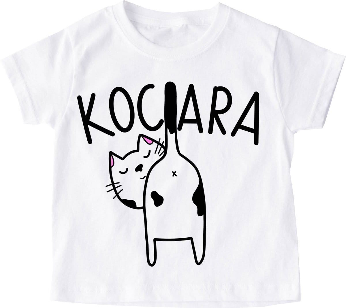 koszulka kociara dla dziewczynki z kotami