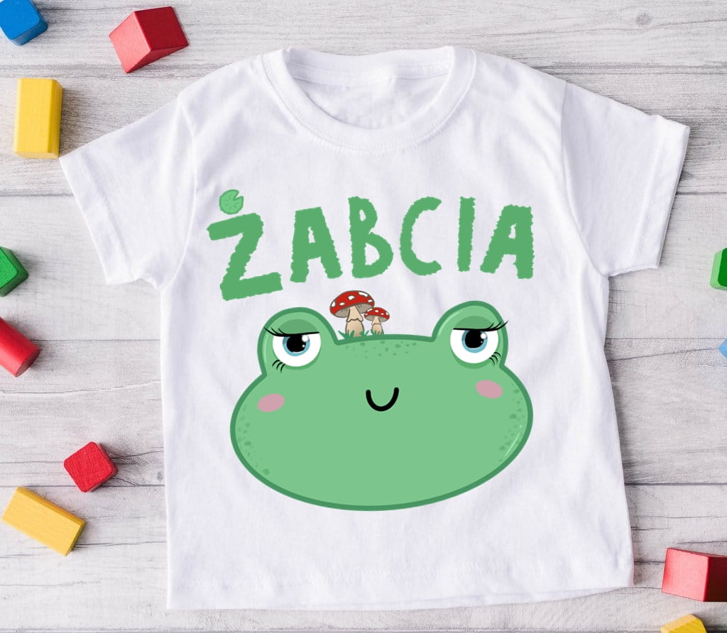 koszulka dla dziecka żabcia
