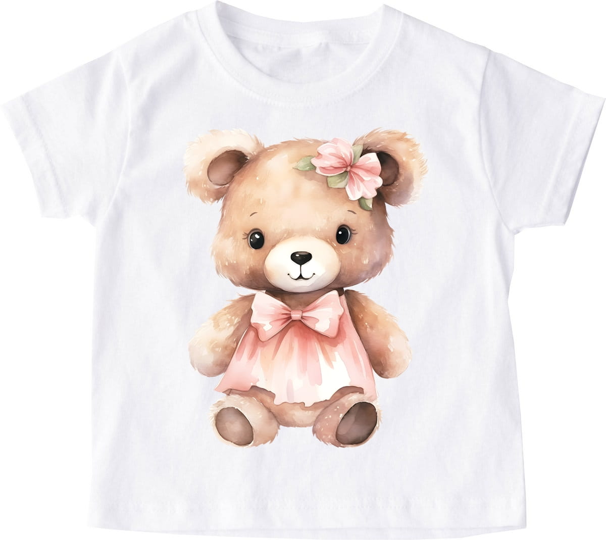 koszulka dla dziewczynki z misiek wzór misiek4