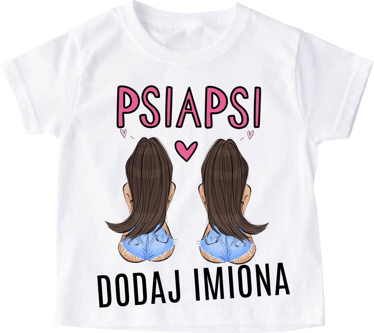 koszulka dla 2 przyjaciółek z imionami