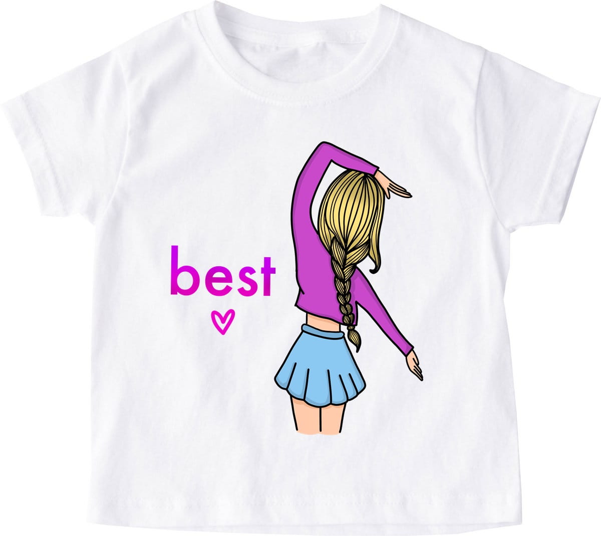 koszulka dla dziewczynki best blondi