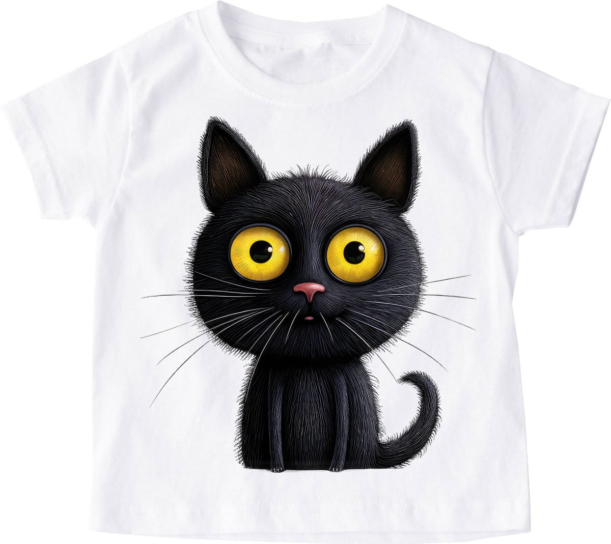 koszulka z kotem dla dziecka wzór kot7