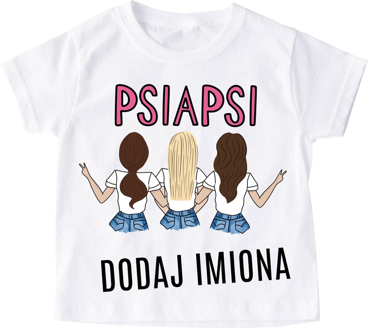 koszulka dla 3 przyjaciółek z imionami