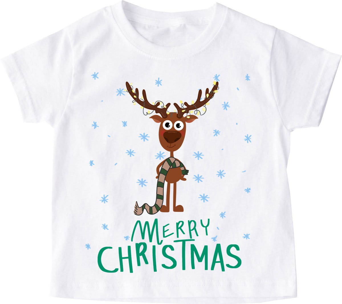 Koszulka z renirem dla dziewczynki