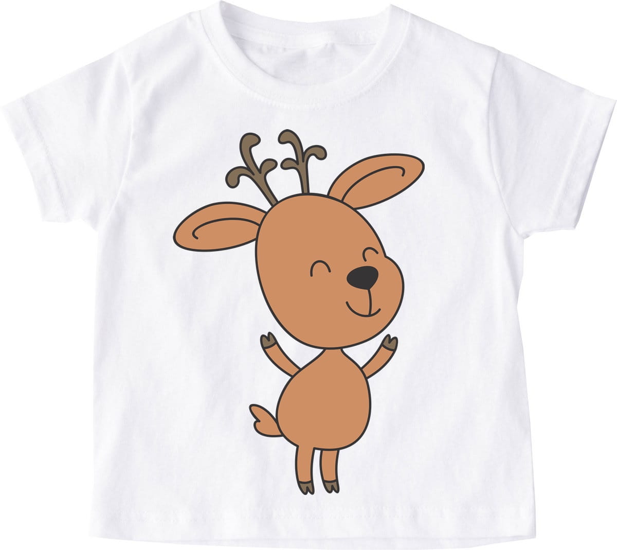 Koszulka z reniferkiem dla dziecka santa55