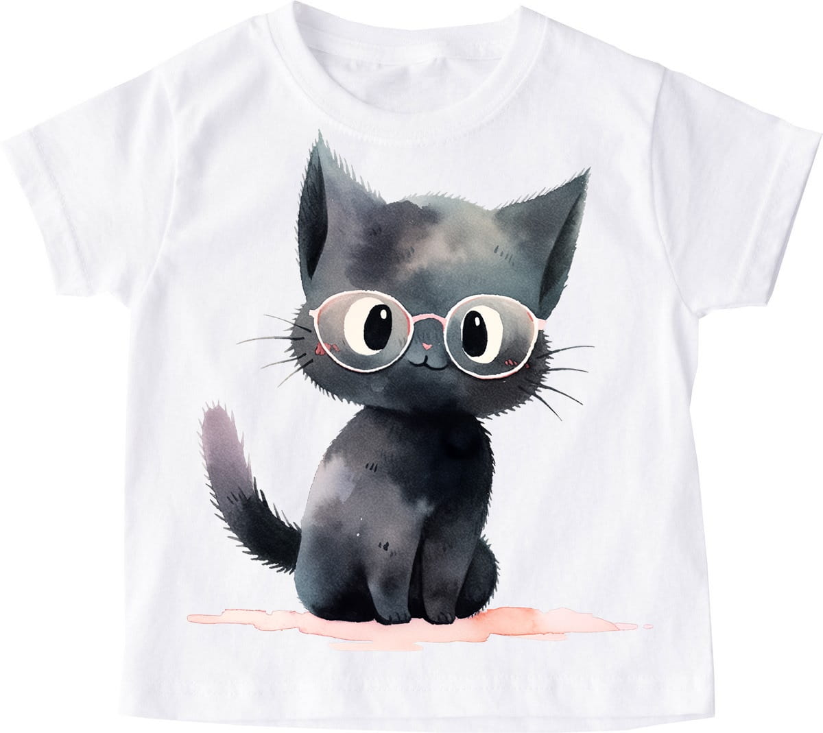 Koszulka dla dziewczynki z kotem kot58