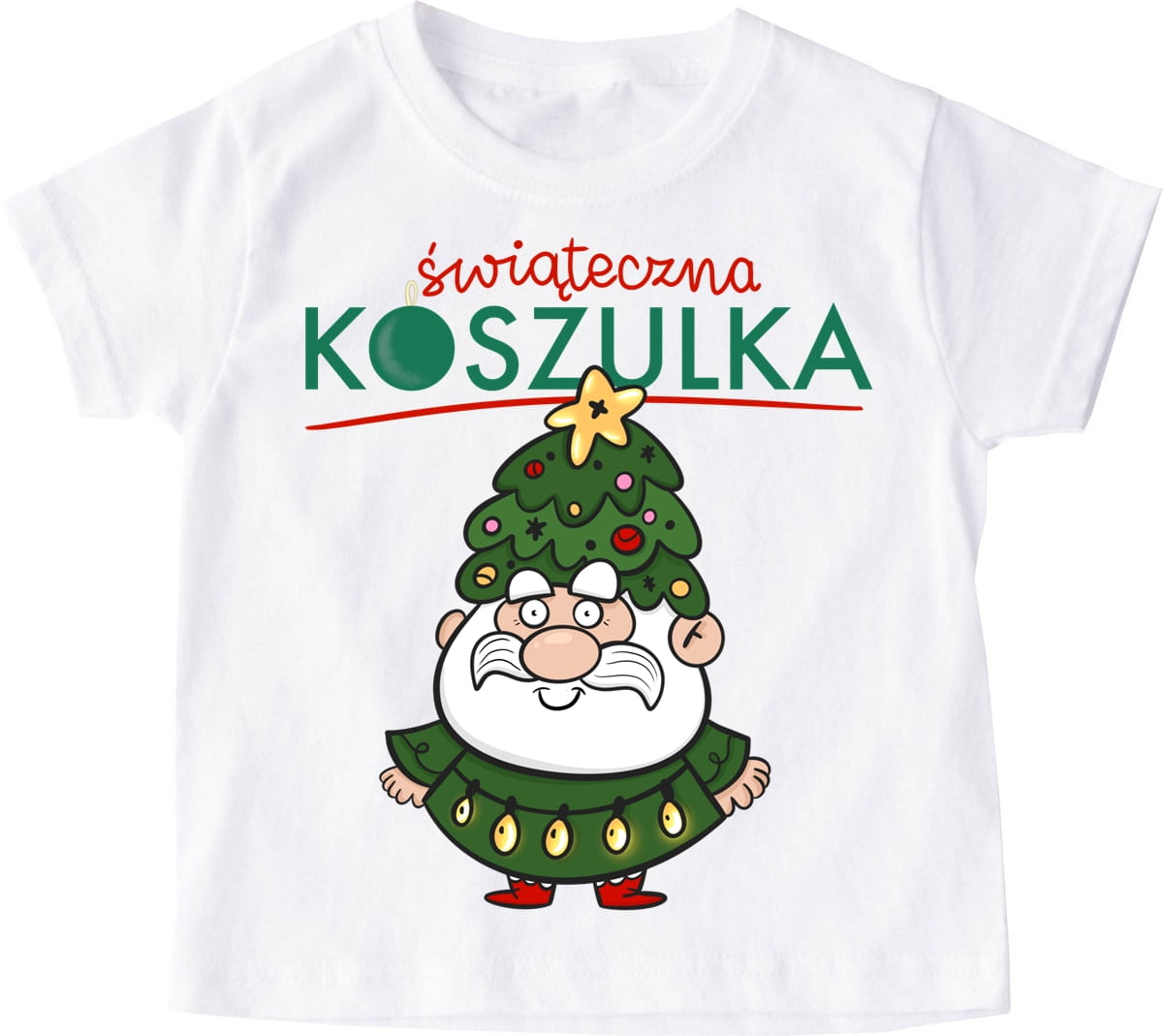 Koszulka dla dziecka świąteczna mikolajki36