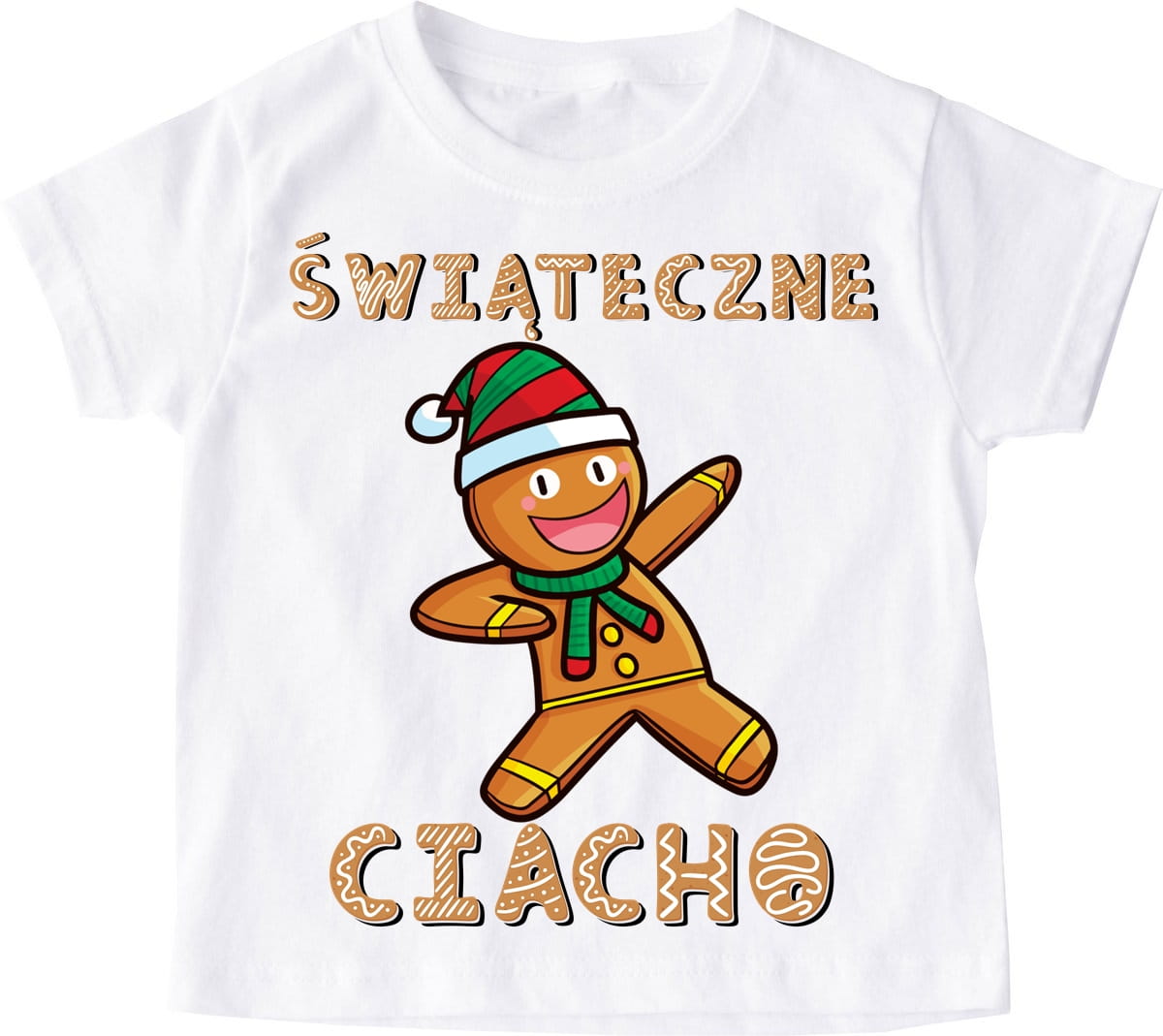 Koszulka dla dziecka świąteczne ciacho mikolajki38