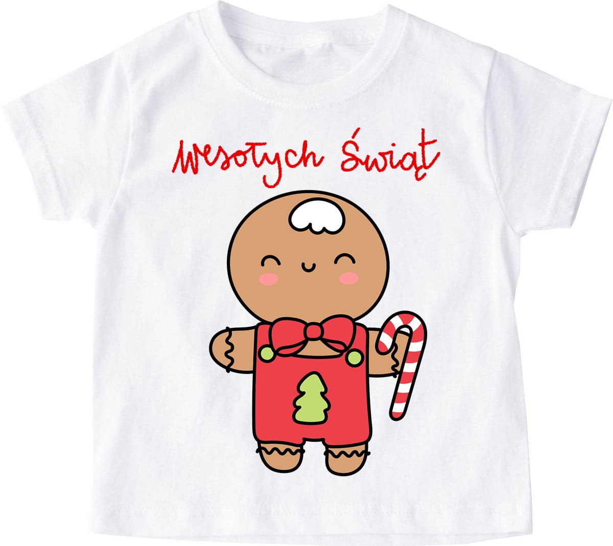 Koszulka dziecięca świąteczna wzór mikolajki50