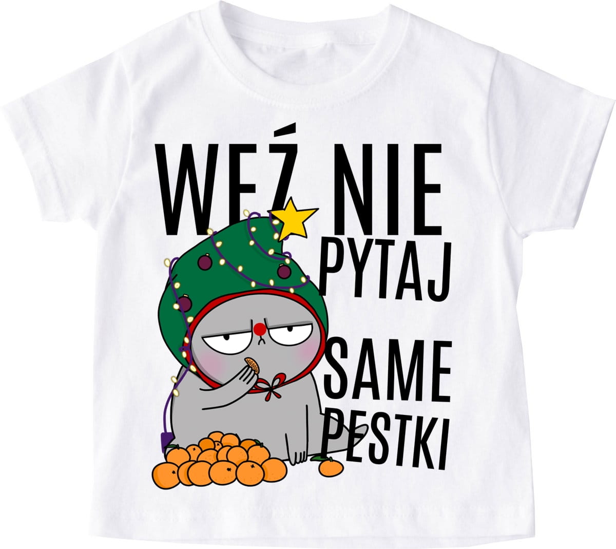 Koszulka z mandarynkami dla dziecka