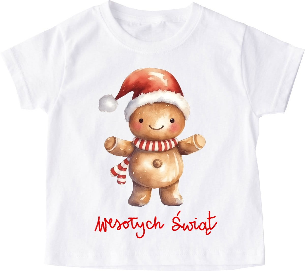 Świąteczna dziecięca koszulka santa114