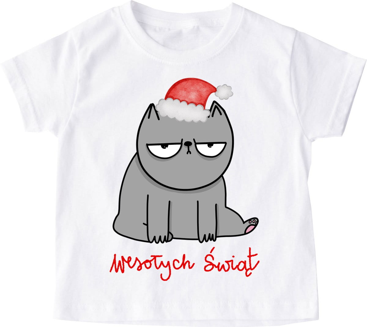 Świąteczna dziecięca koszulka santa131