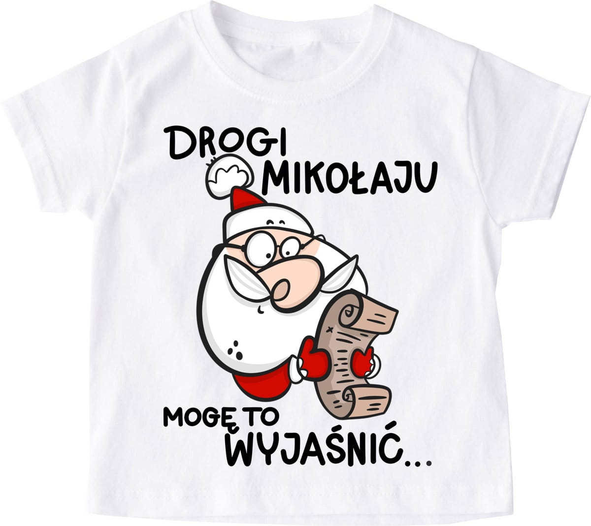 Koszulka na mikołajki dla dziecka