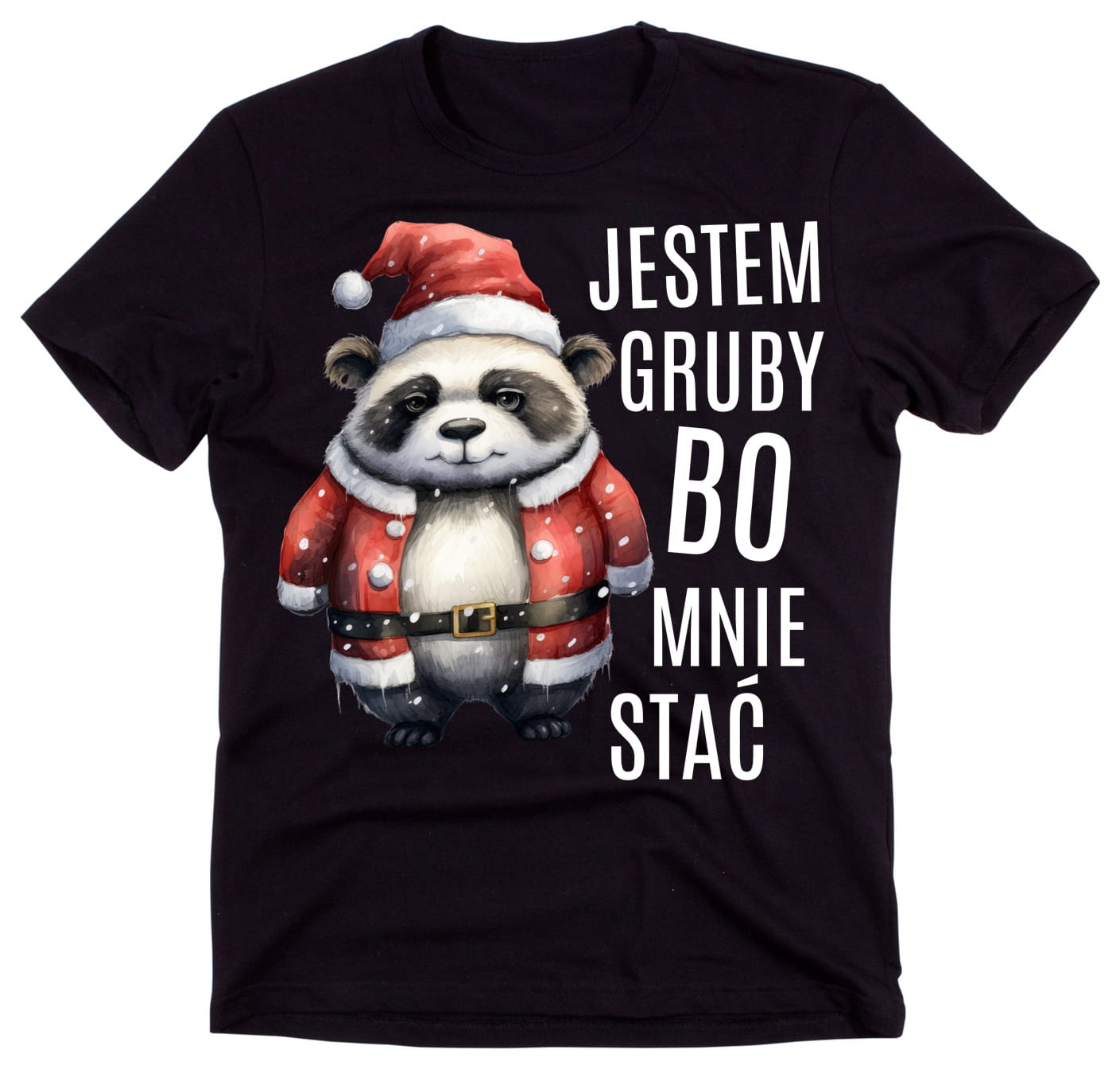 KOSZULKA MĘSKA JESTEM GRUBY BO MNIE STAĆ