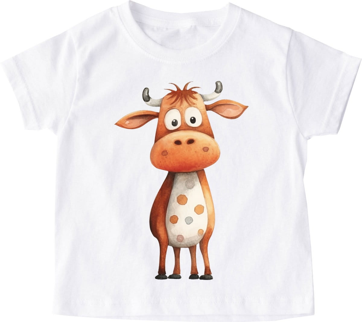 Koszulka dla dziecka z krówką zwierzątko17