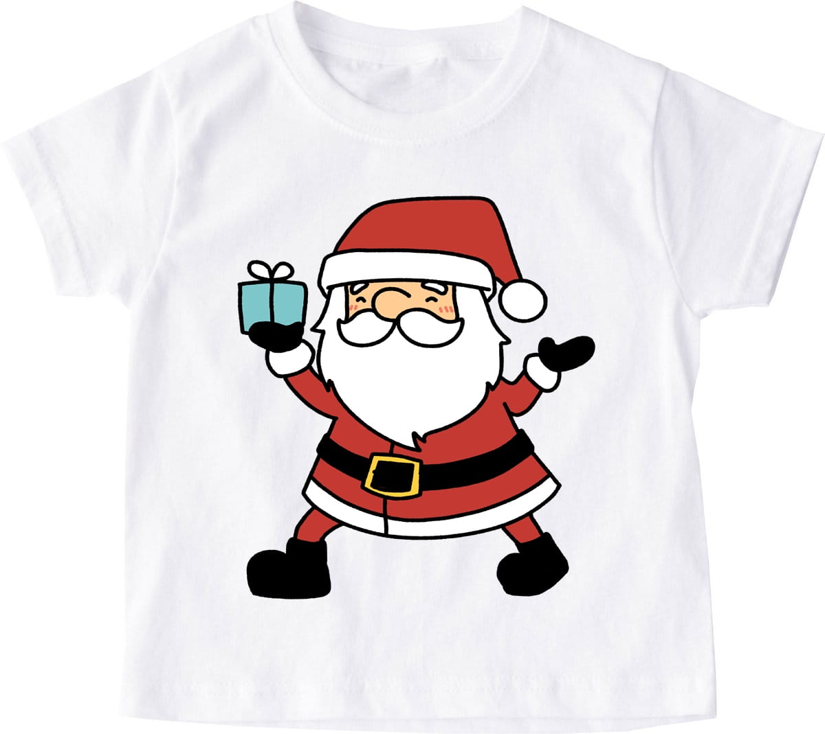 Koszulka z mikołajem dla dziecka funnysanta3