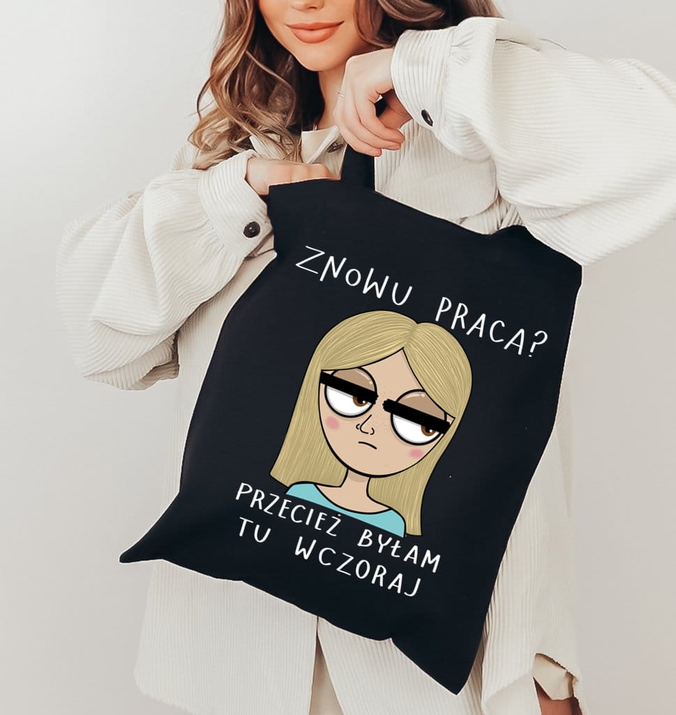 EKO TORBA DLA KOLEŻANKI Z PRACY BLONDYNKA